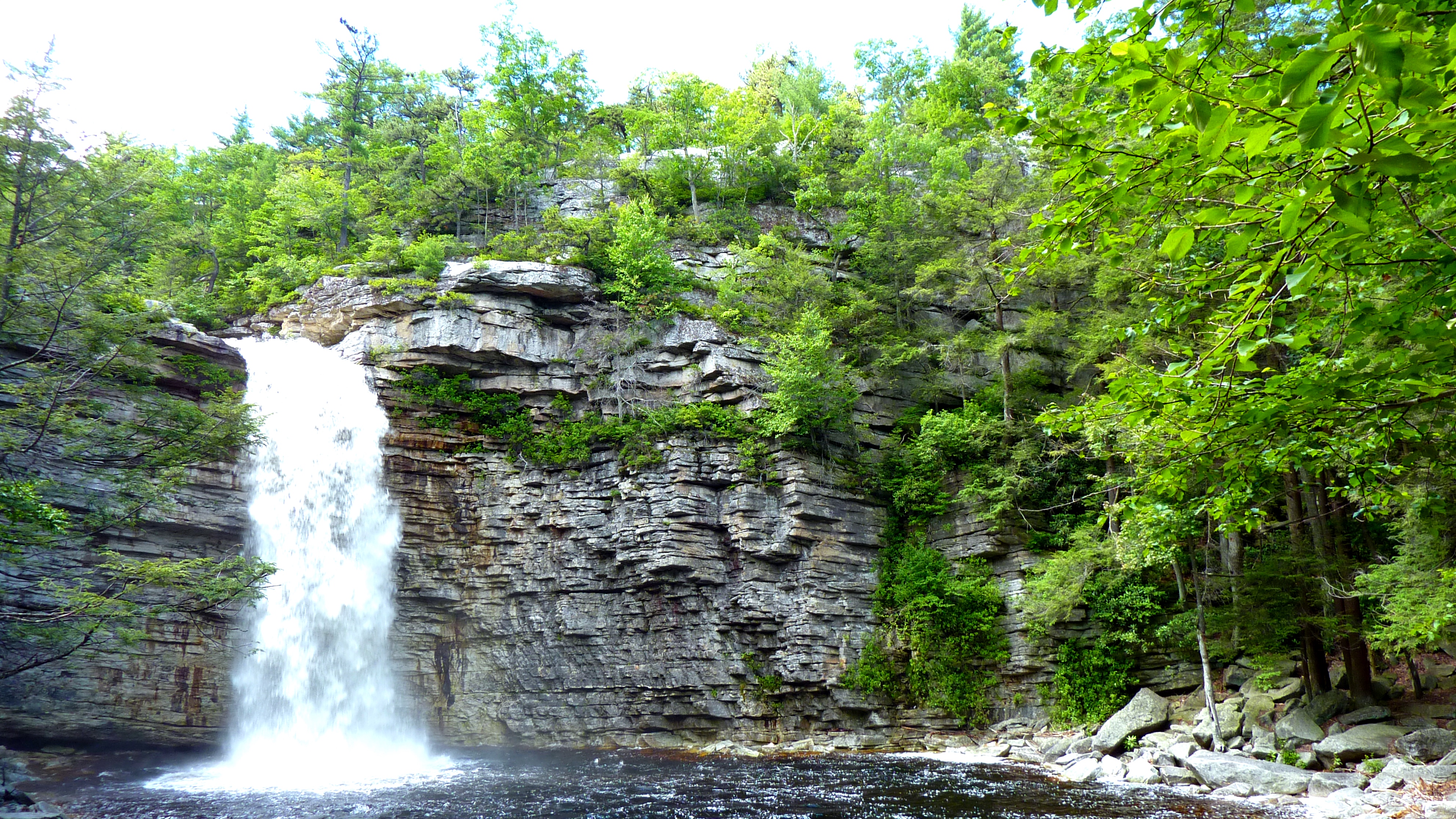 Awosting Falls waterfall view