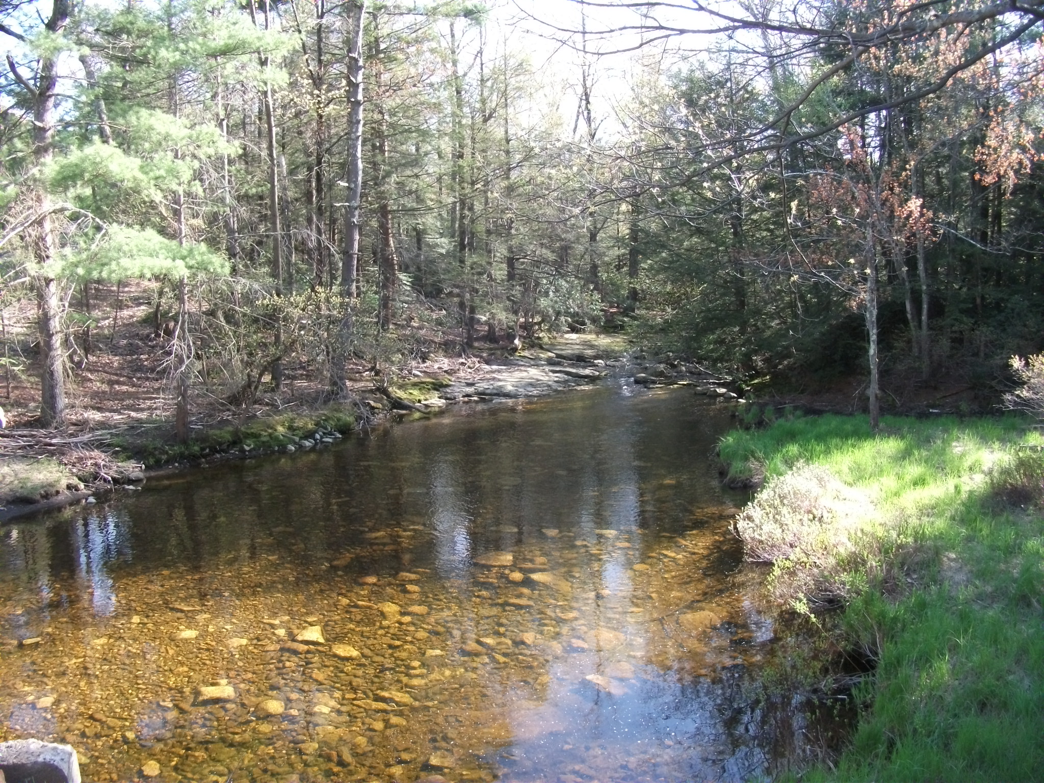 Awosting Falls in winter or off-season conditions
