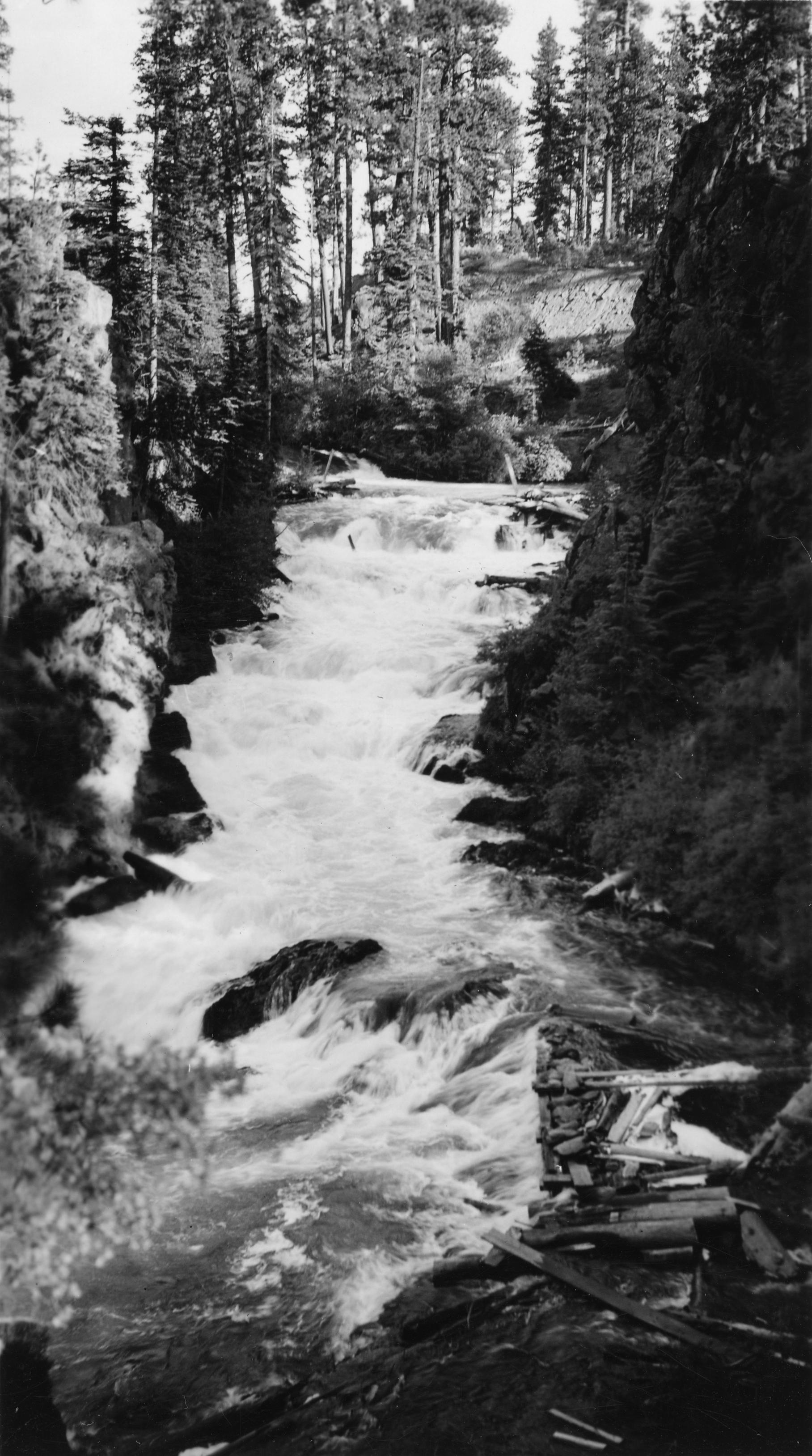Benham Falls waterfall view