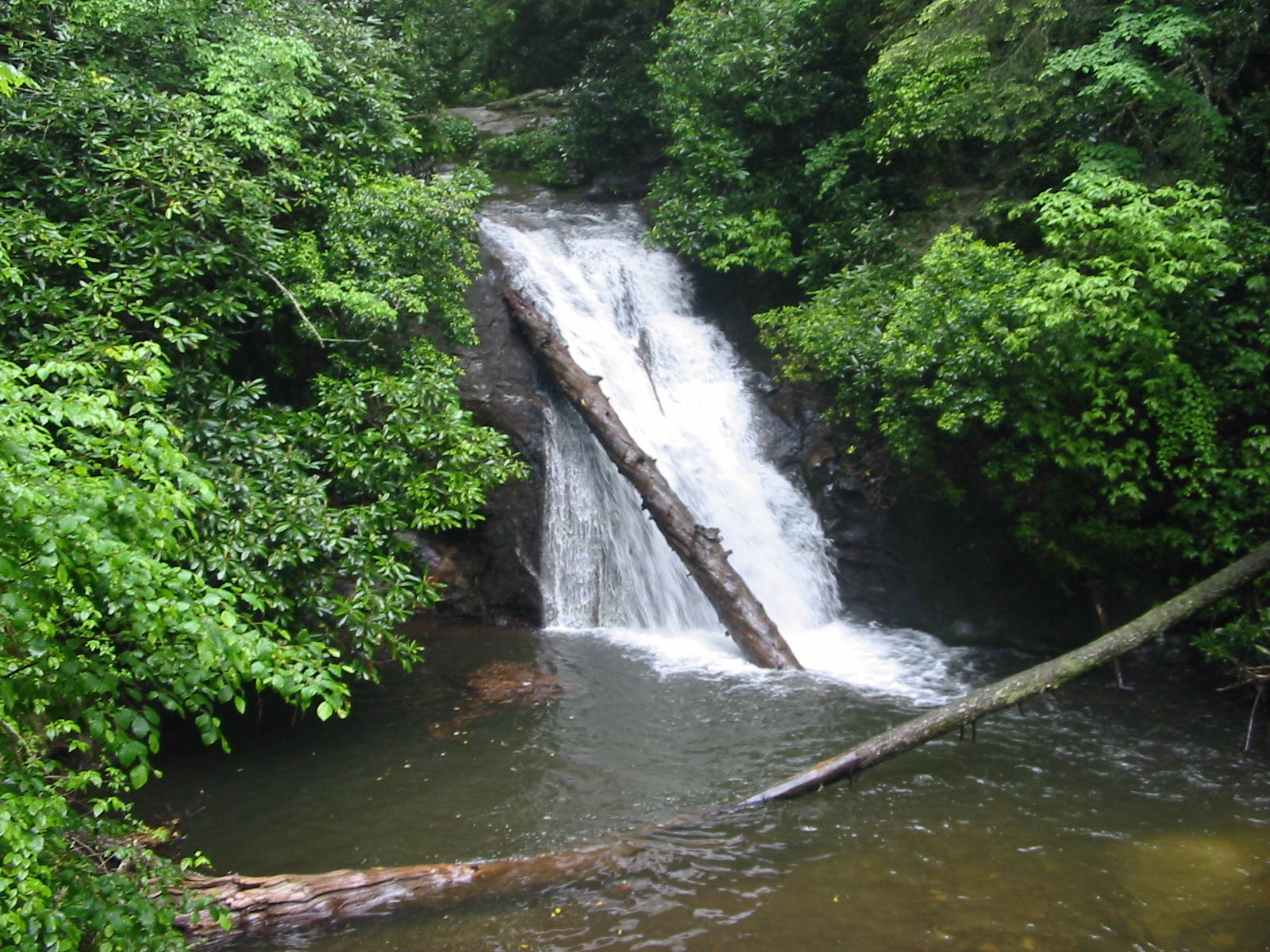Blue Hole Falls main view of blue hole falls