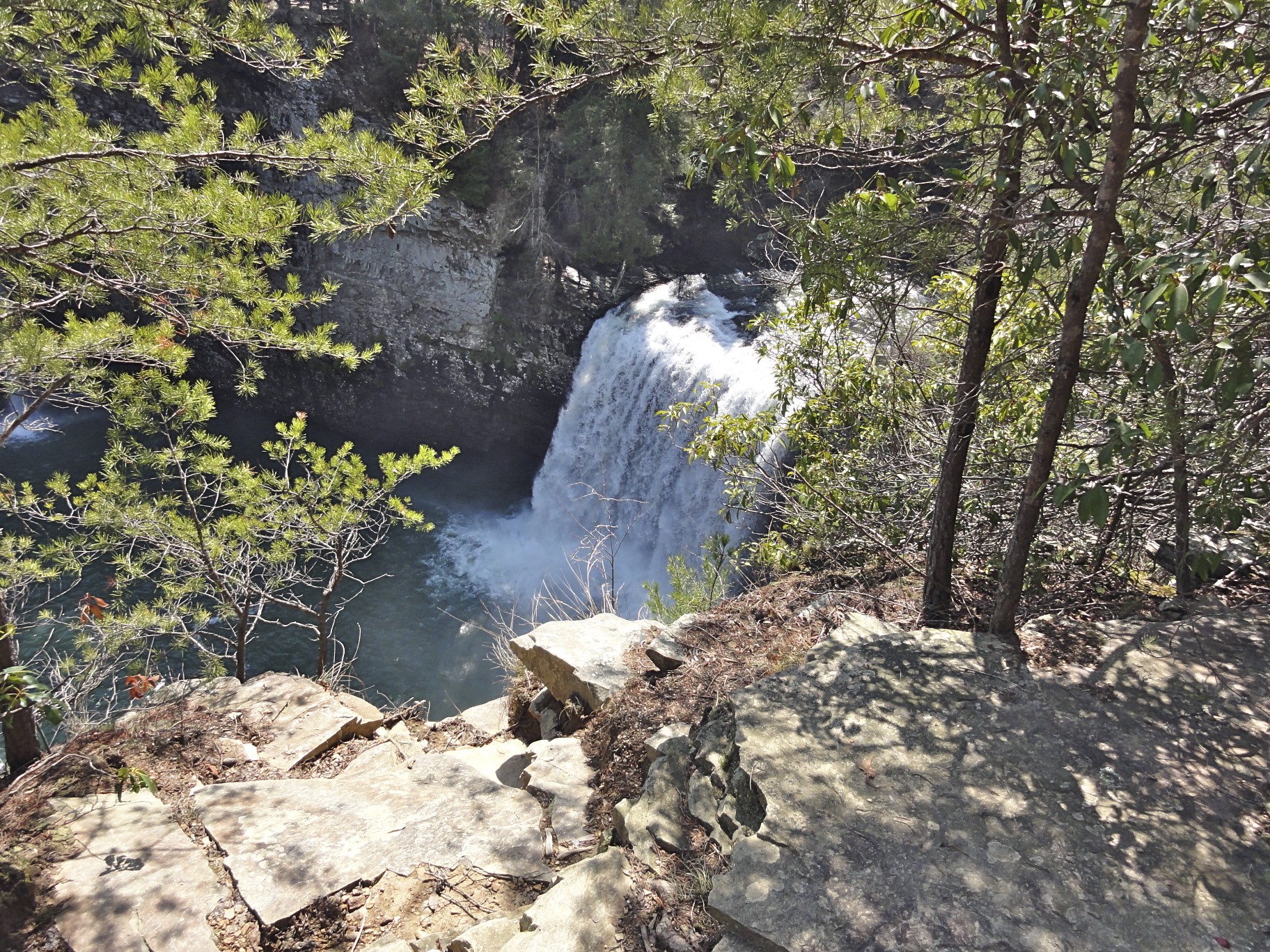 Cane Creek Falls waterfall view