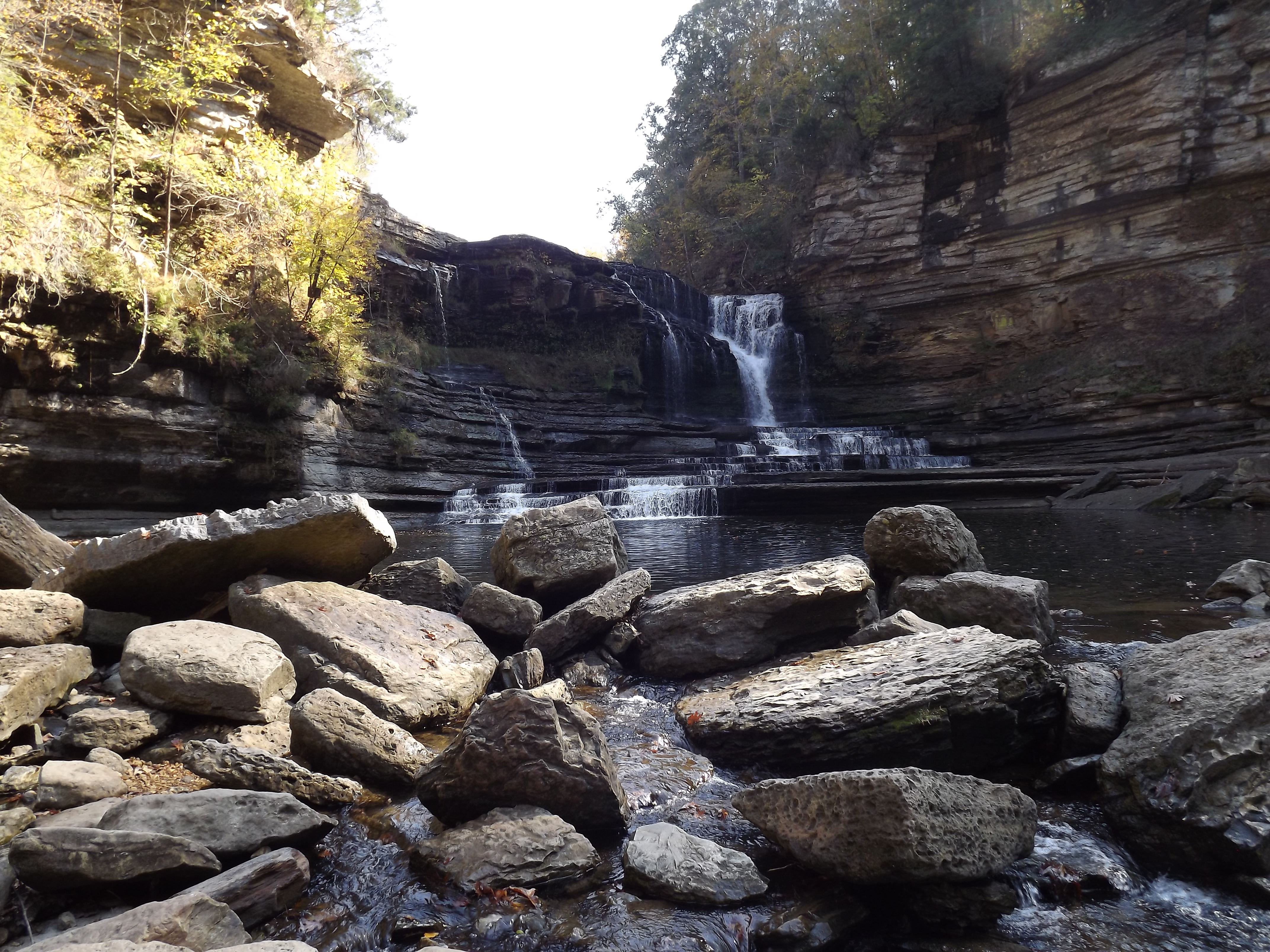 Cummins Falls waterfall view