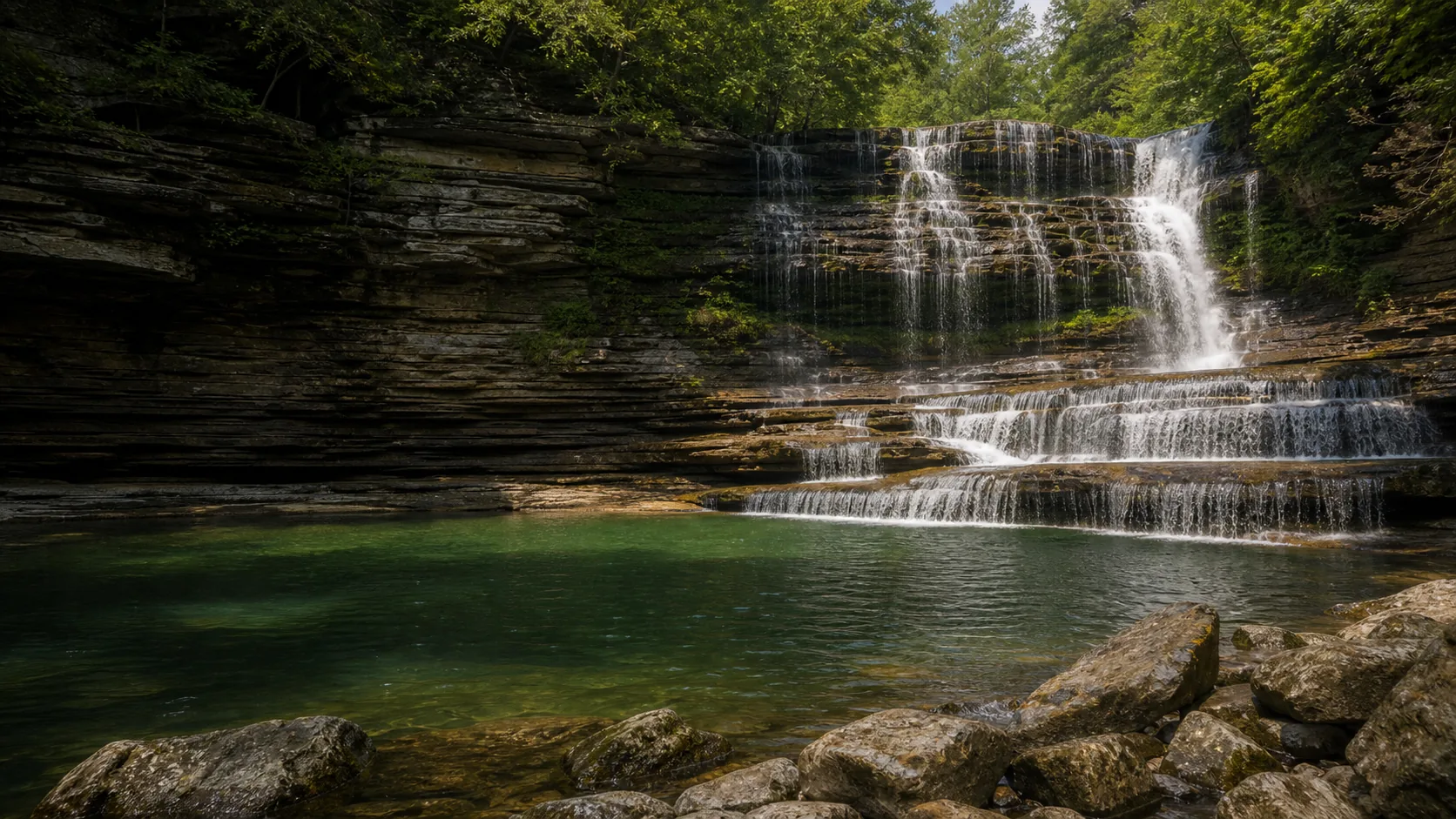 Three Cumberland Plateau waterfalls across Tennessee and Kentucky