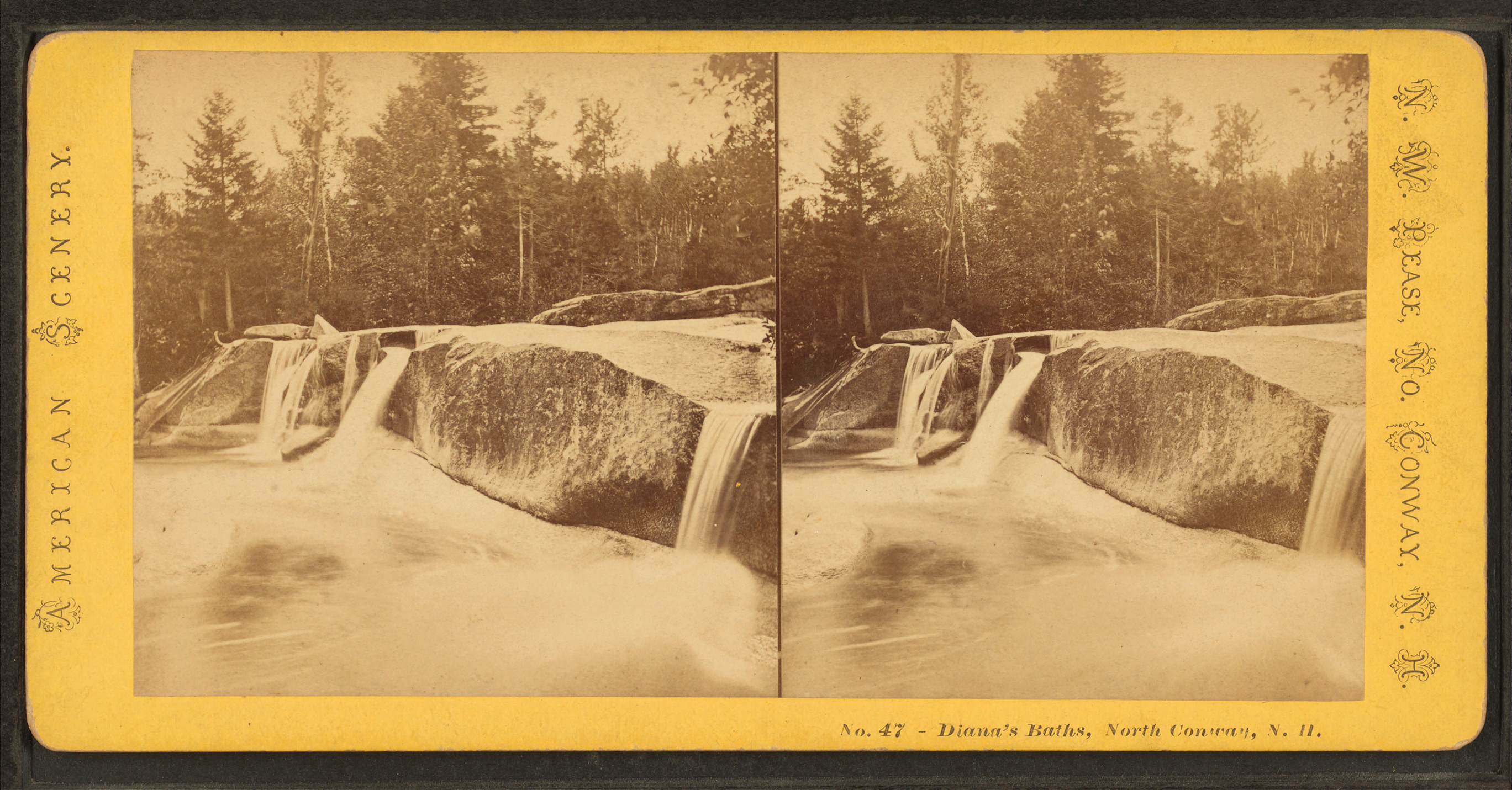Diana's Baths waterfall view