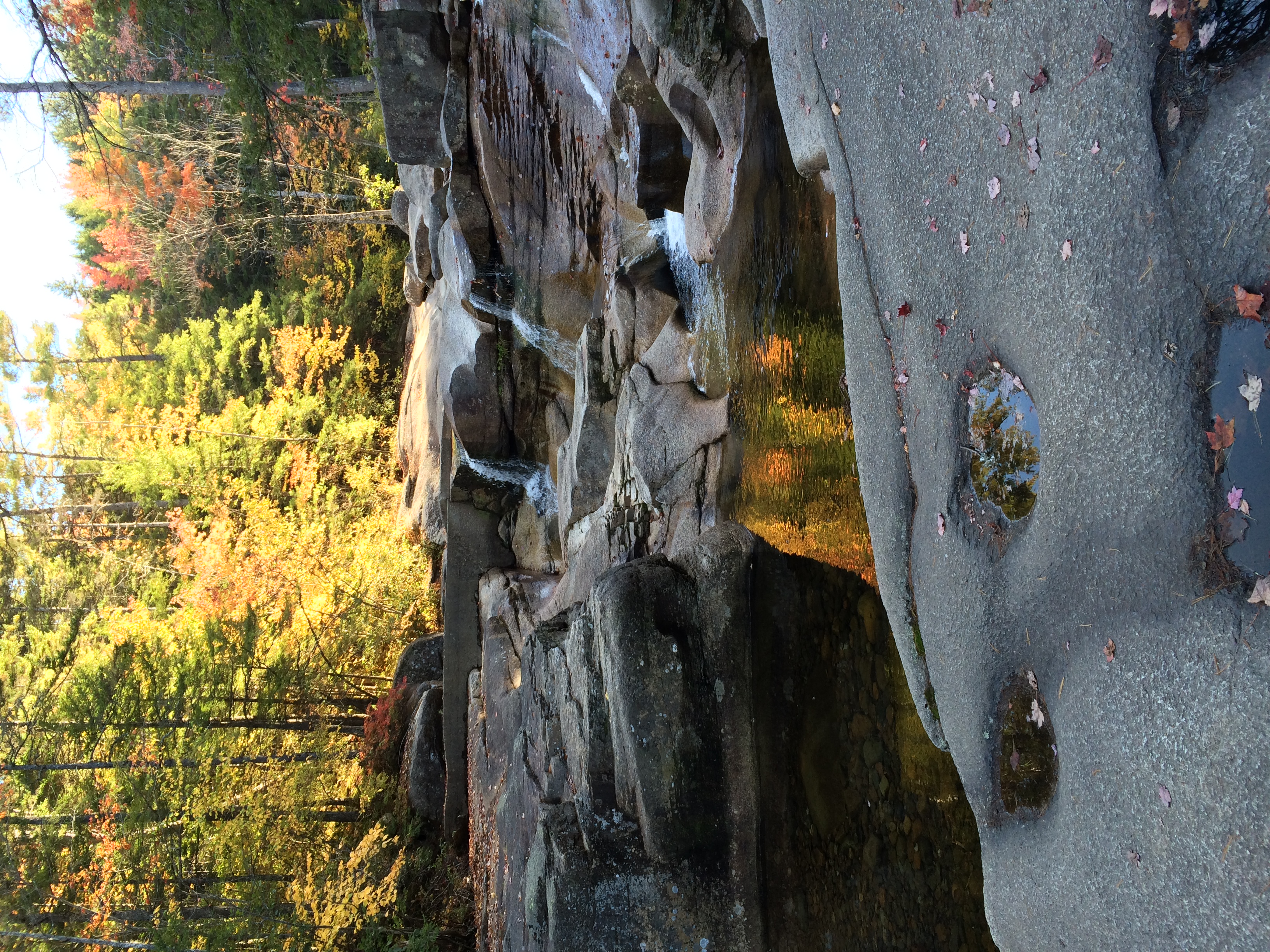 Diana's Baths waterfall near Bartlett, New Hampshire