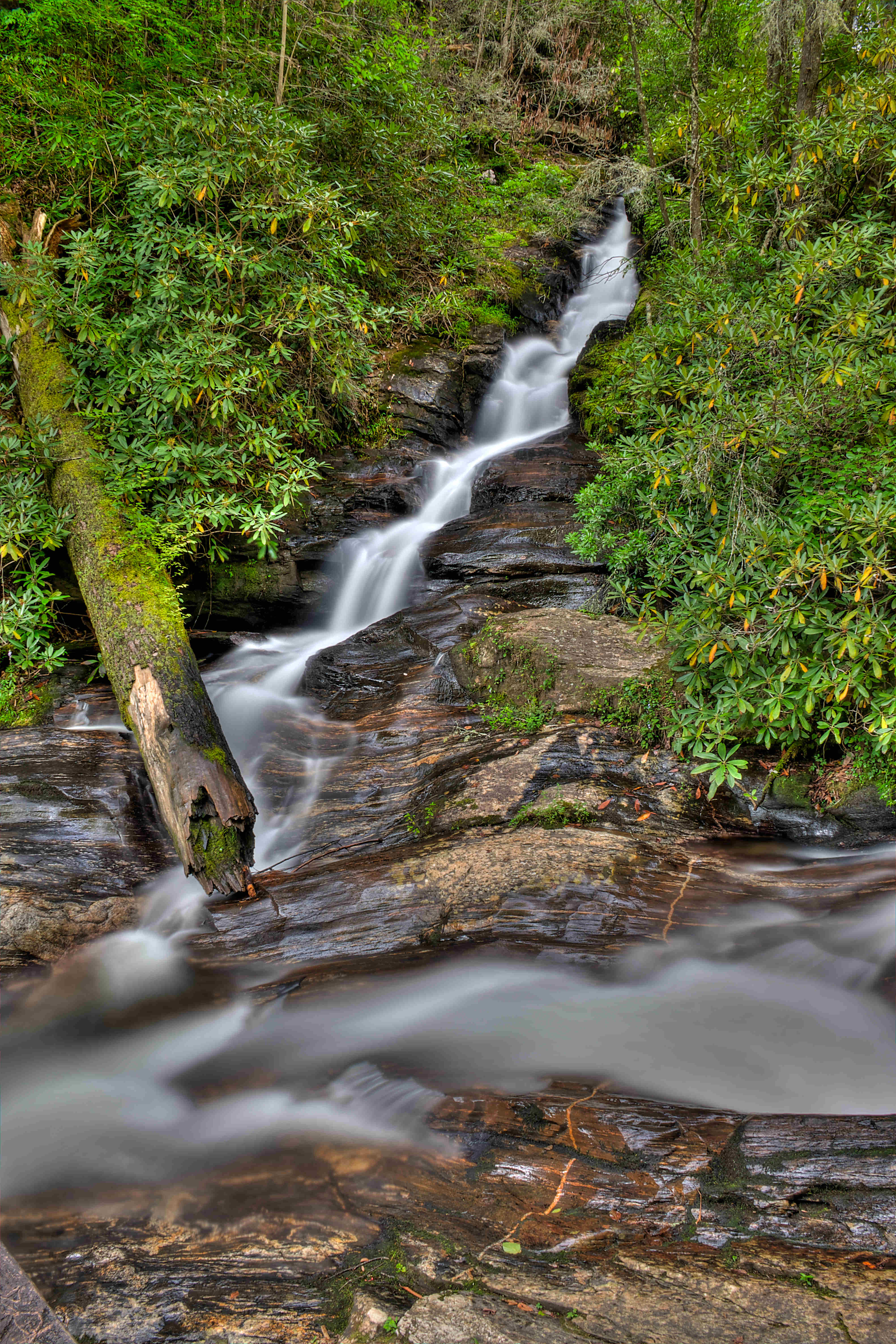 Dukes Creek waterfall view