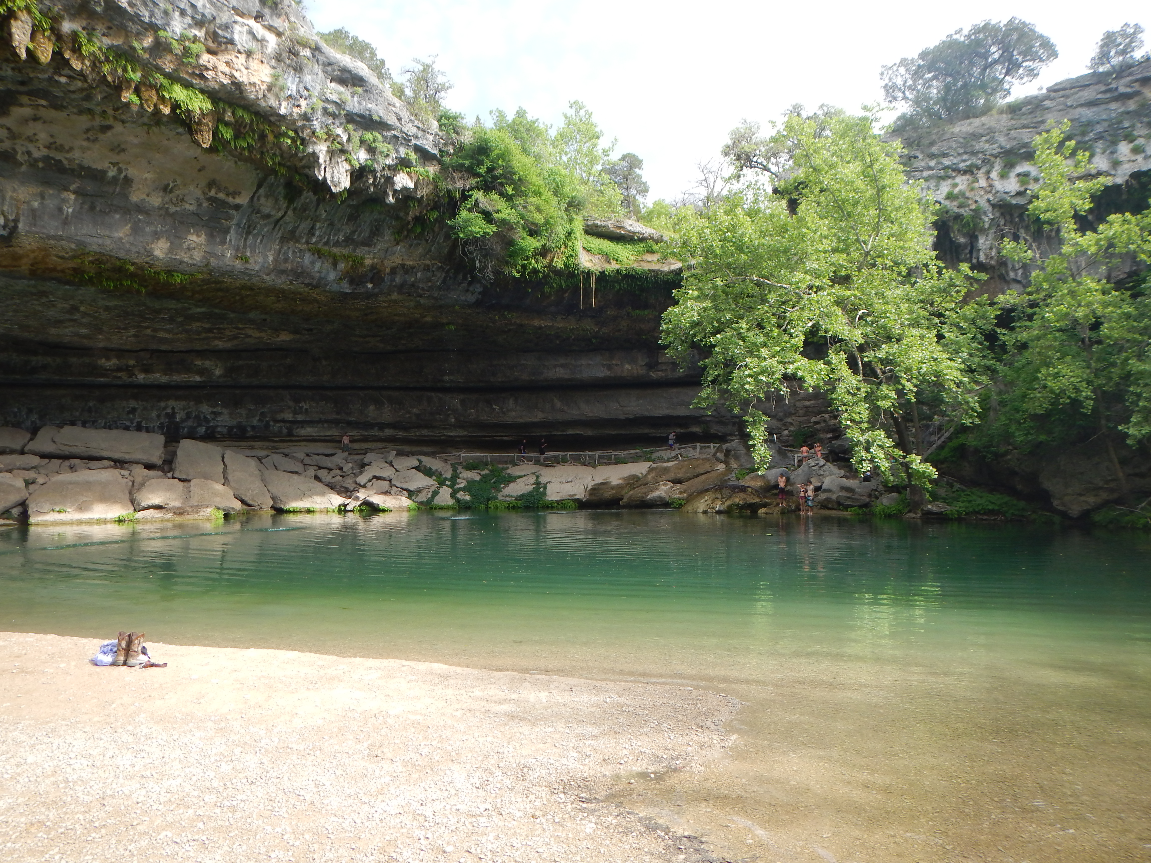 Hamilton Pool Preserve in fall or cool-weather visit