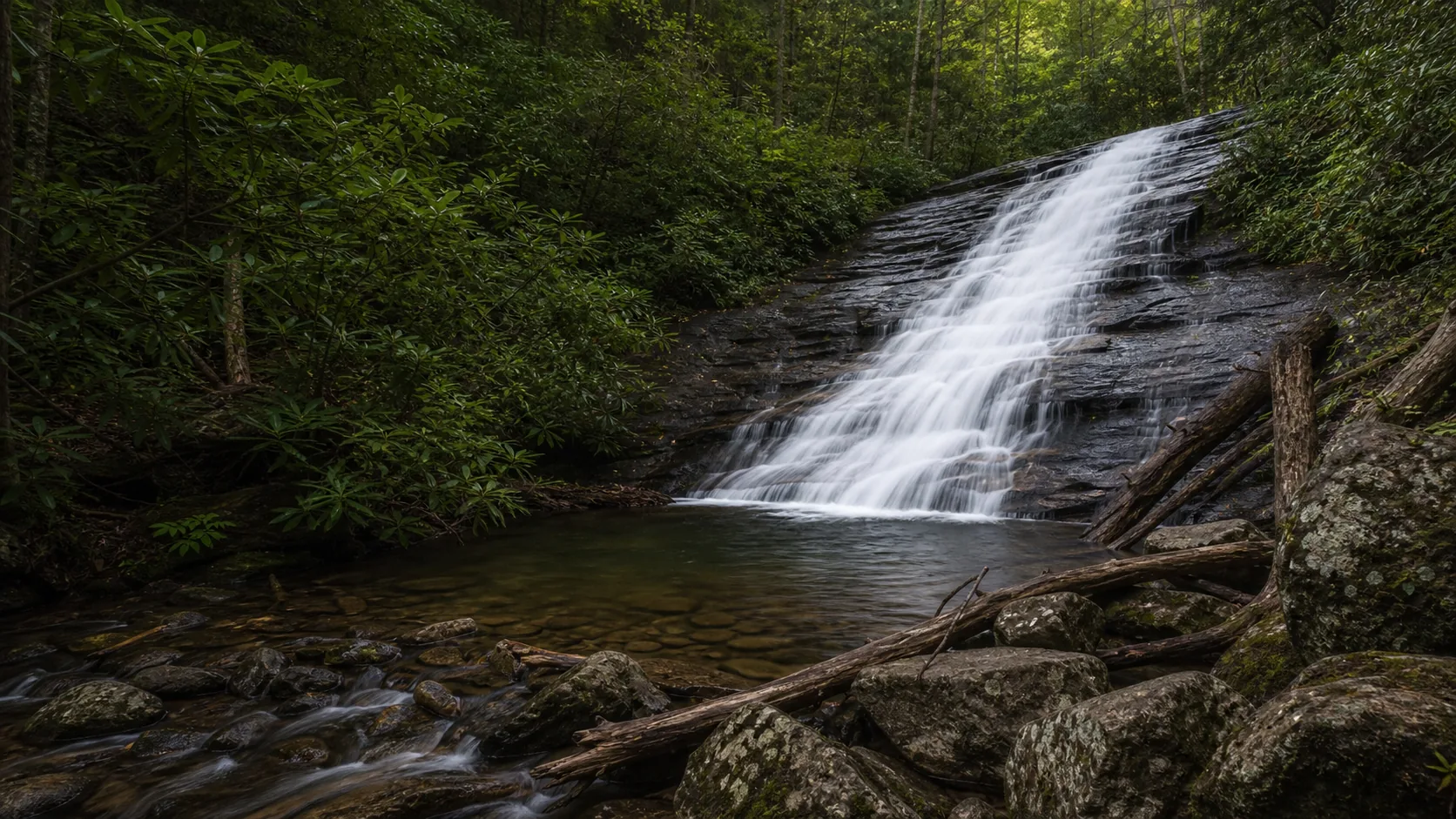 Helton Creek Falls waterfall guide
