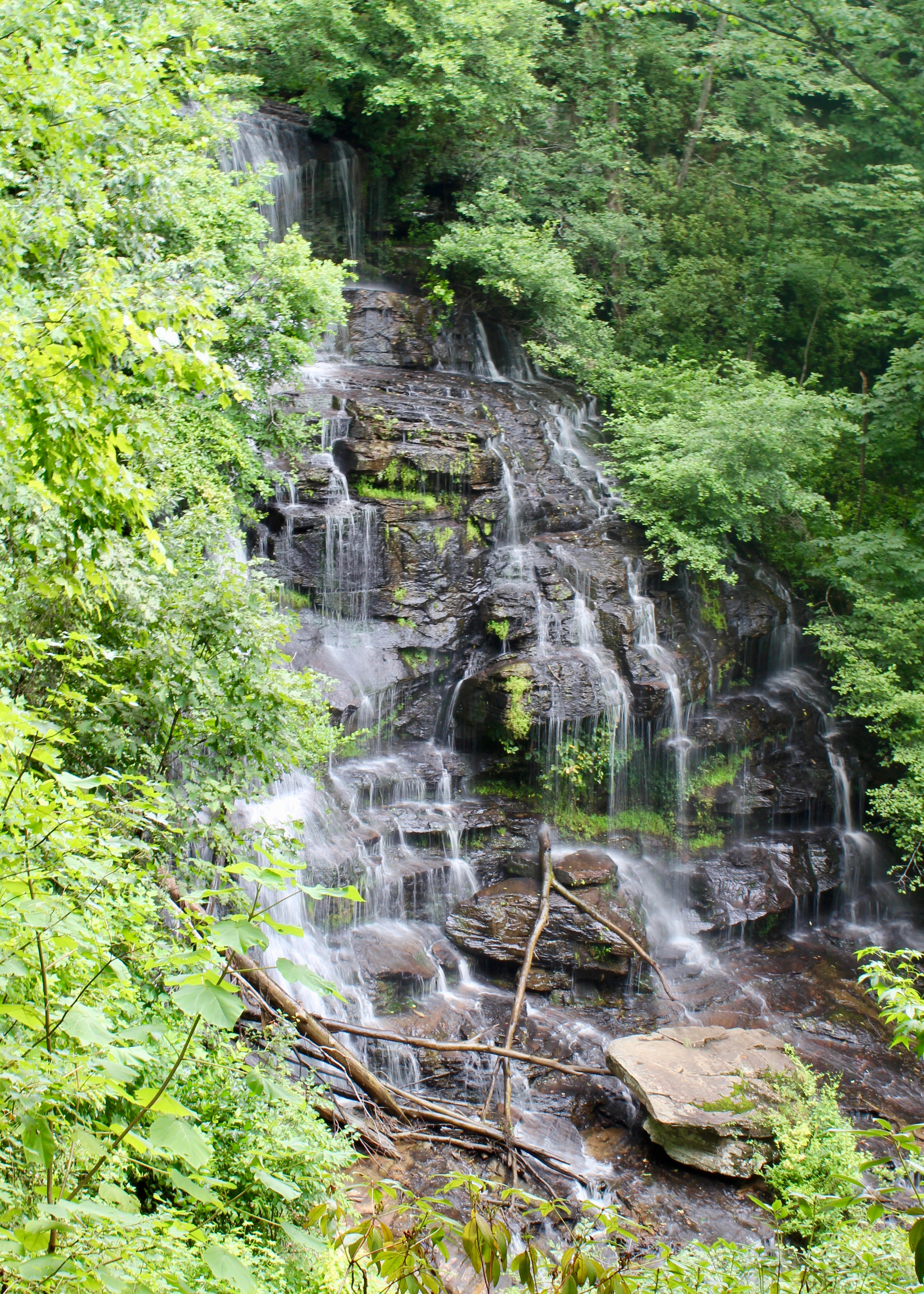 Issaqueena Falls waterfall near Walhalla, South Carolina