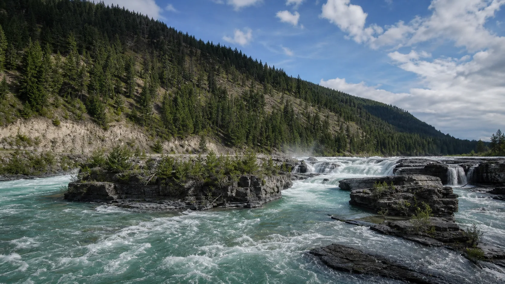 Kootenai Falls waterfall guide