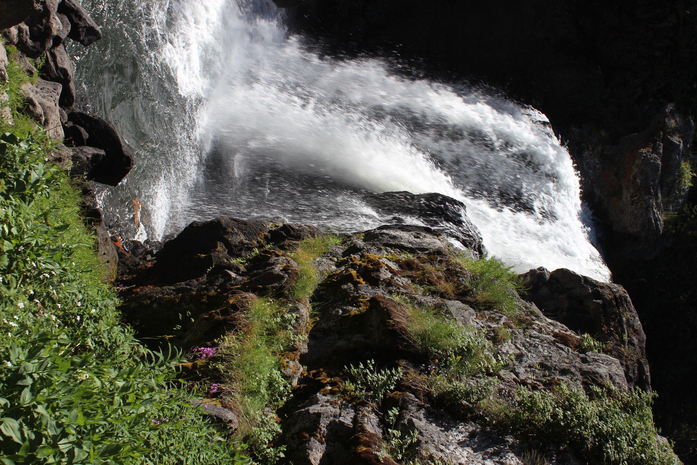 Moose Falls in winter or off-season conditions