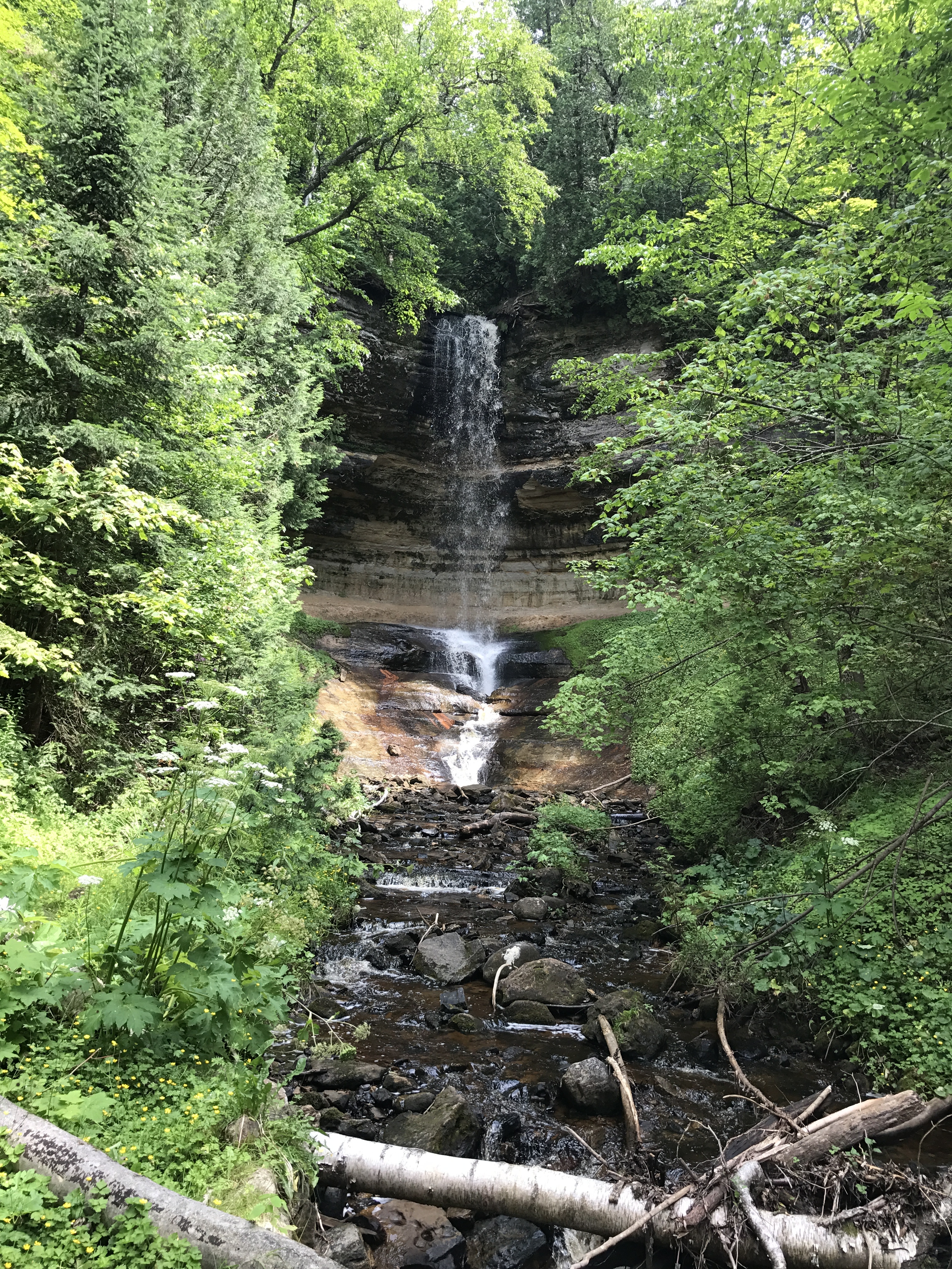 Munising Falls waterfall view
