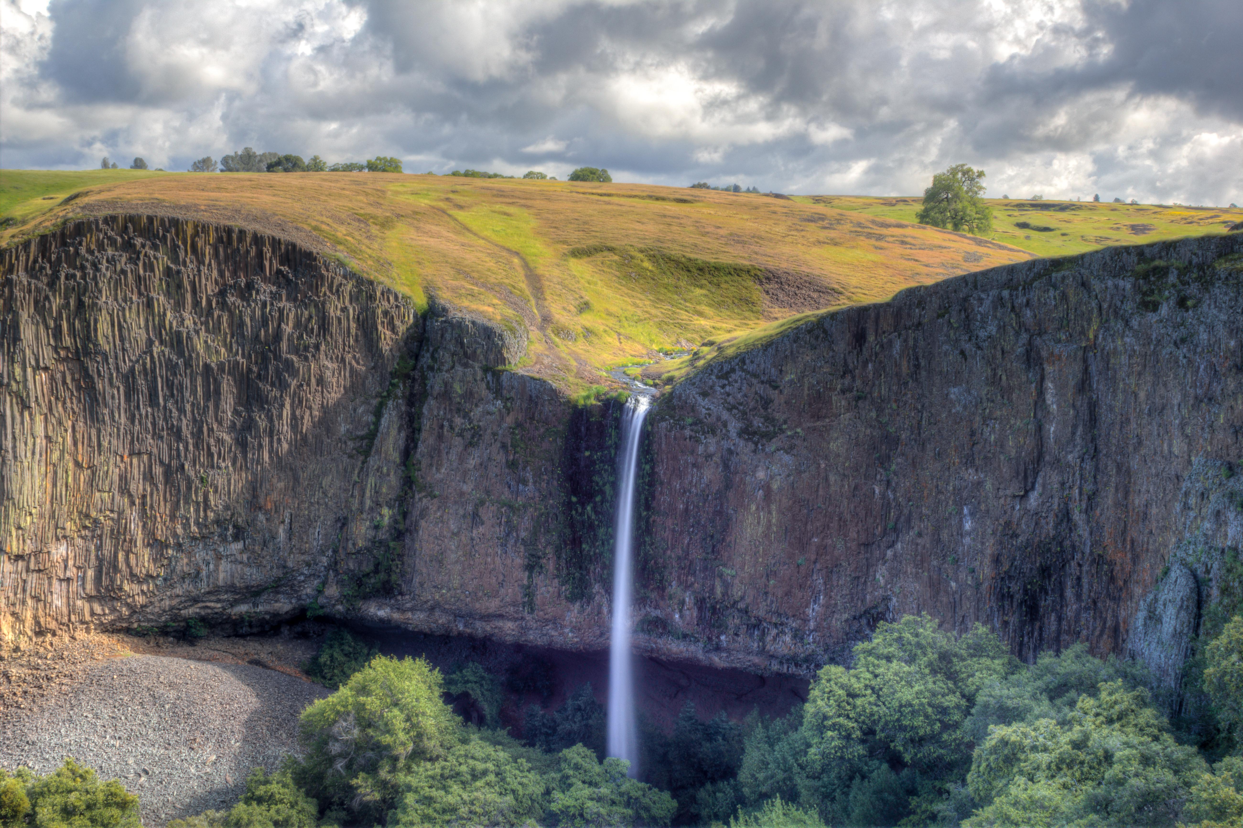 Phantom Falls waterfall in Butte County, California