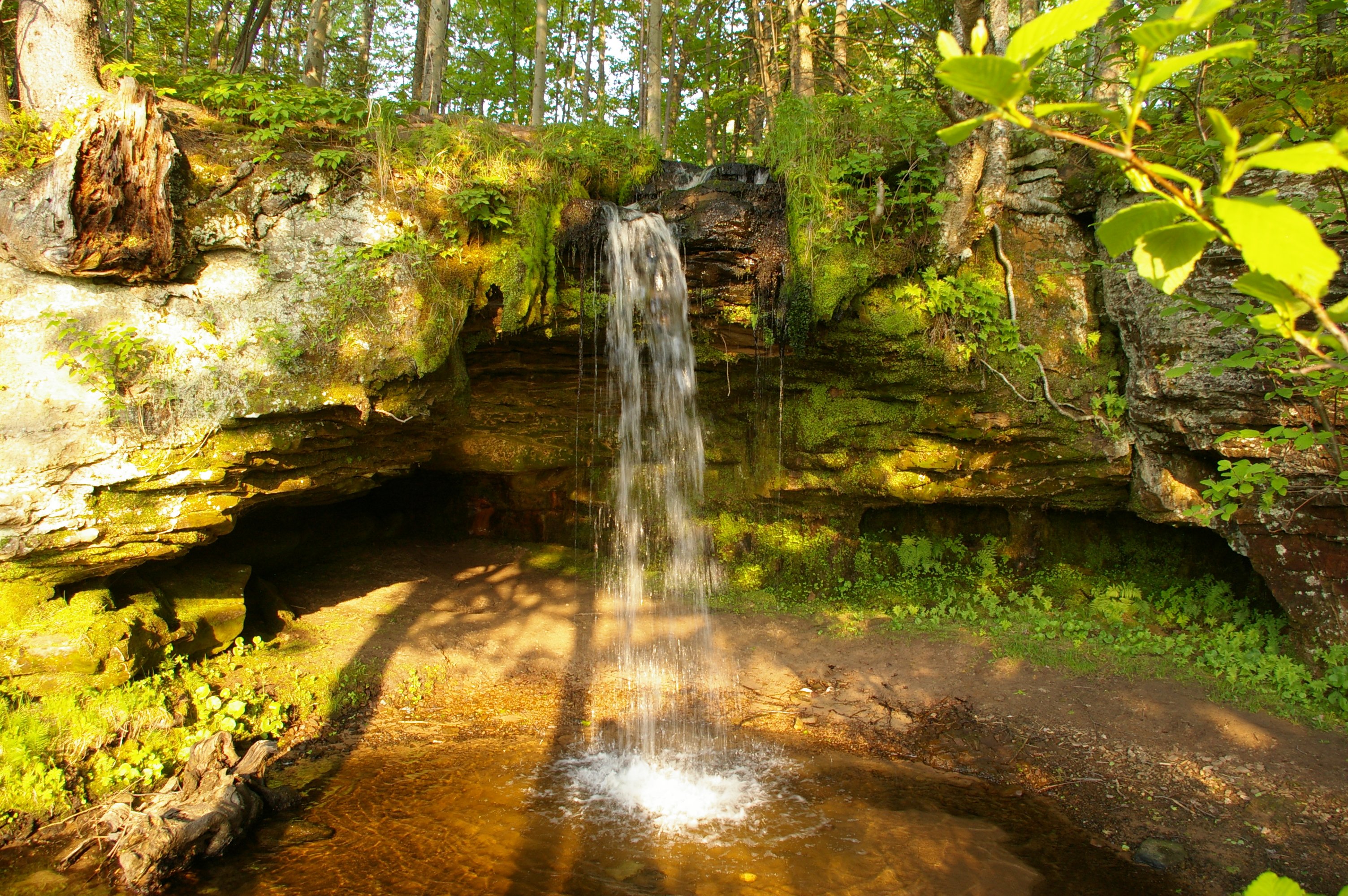 Scott Falls waterfall near Au Train Township, Michigan