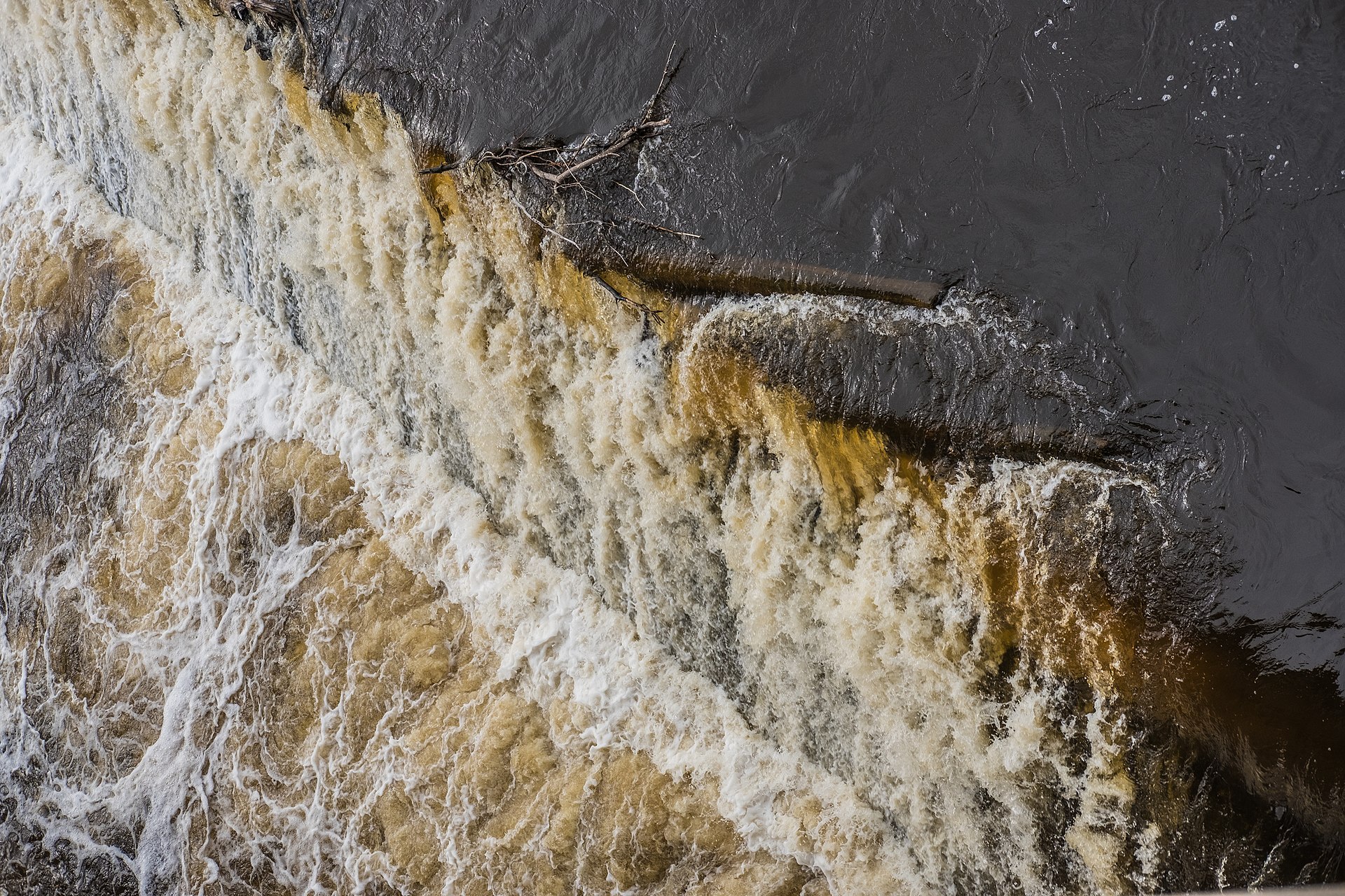 St. Anthony Falls in spring runoff