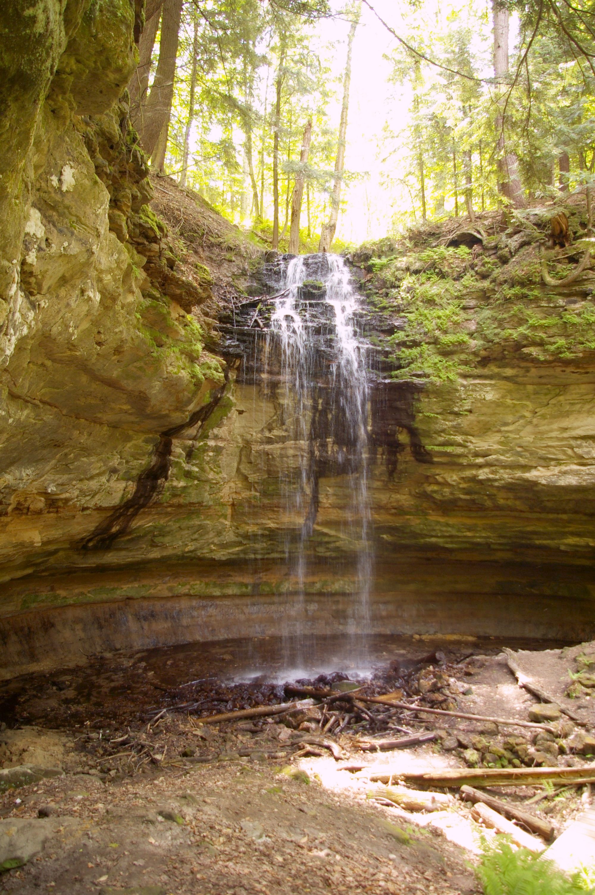 Tannery Falls main view of tannery falls